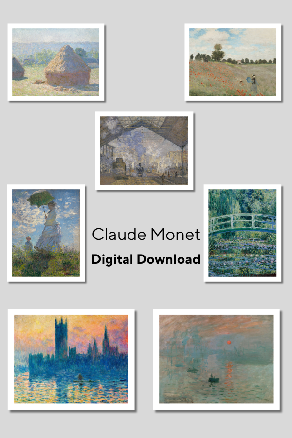 Claude Monet Art Prints — Digital Download