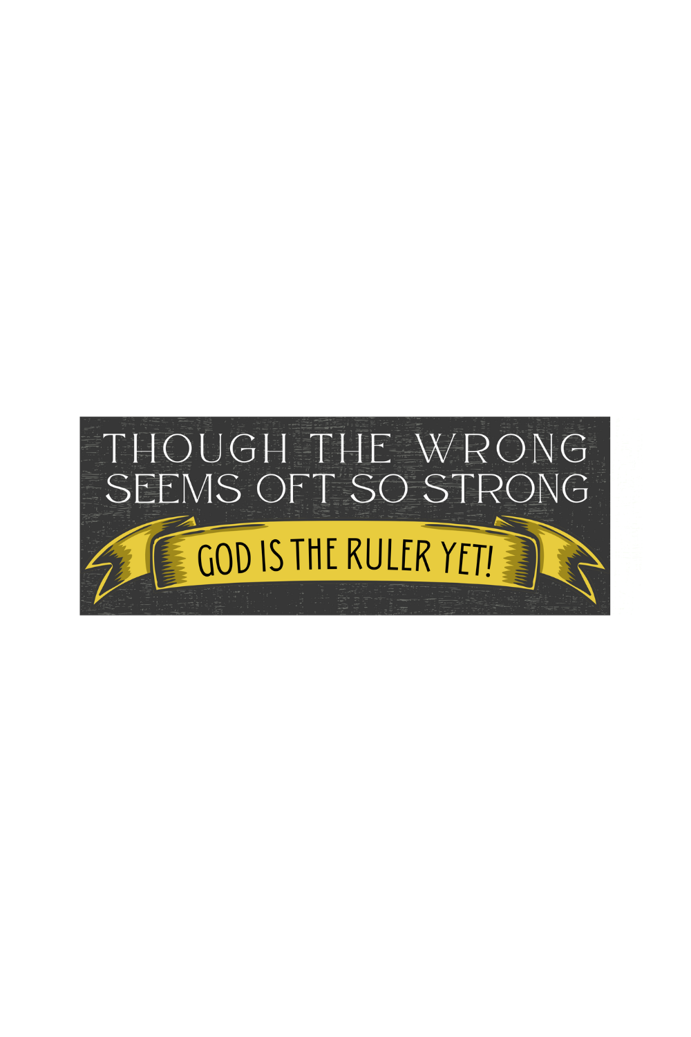 This Is My Father's World Sticker