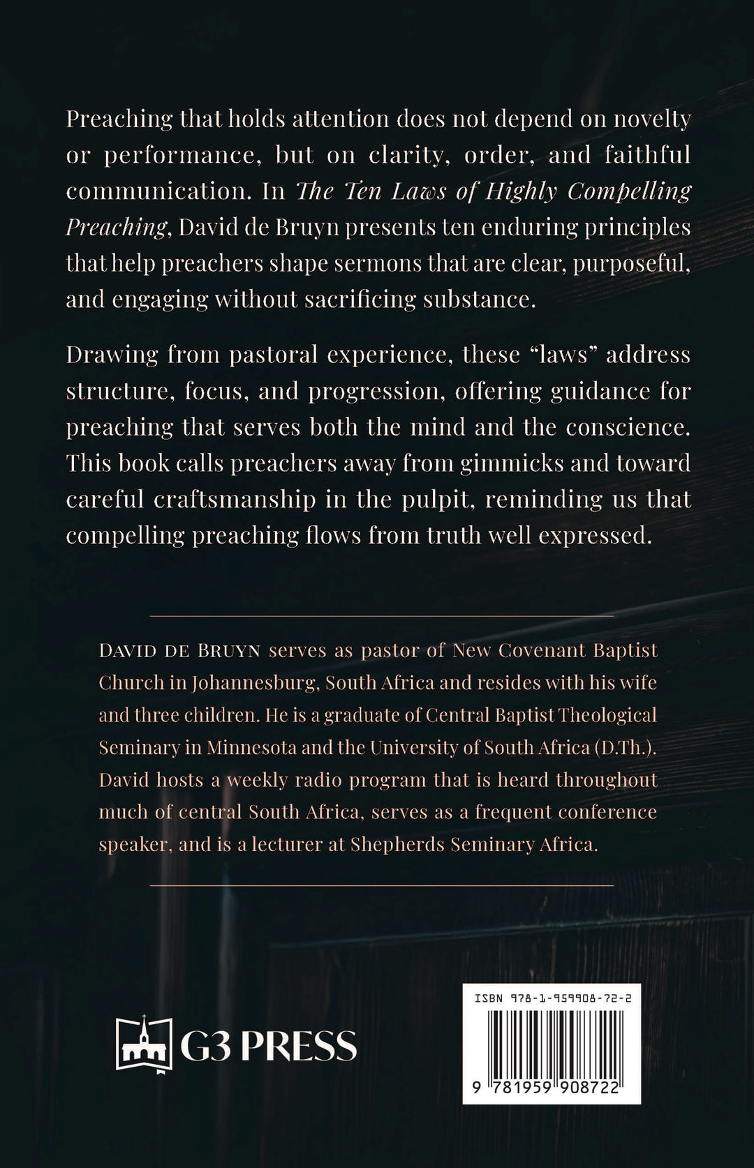 The Ten Laws of Highly Compelling Preaching