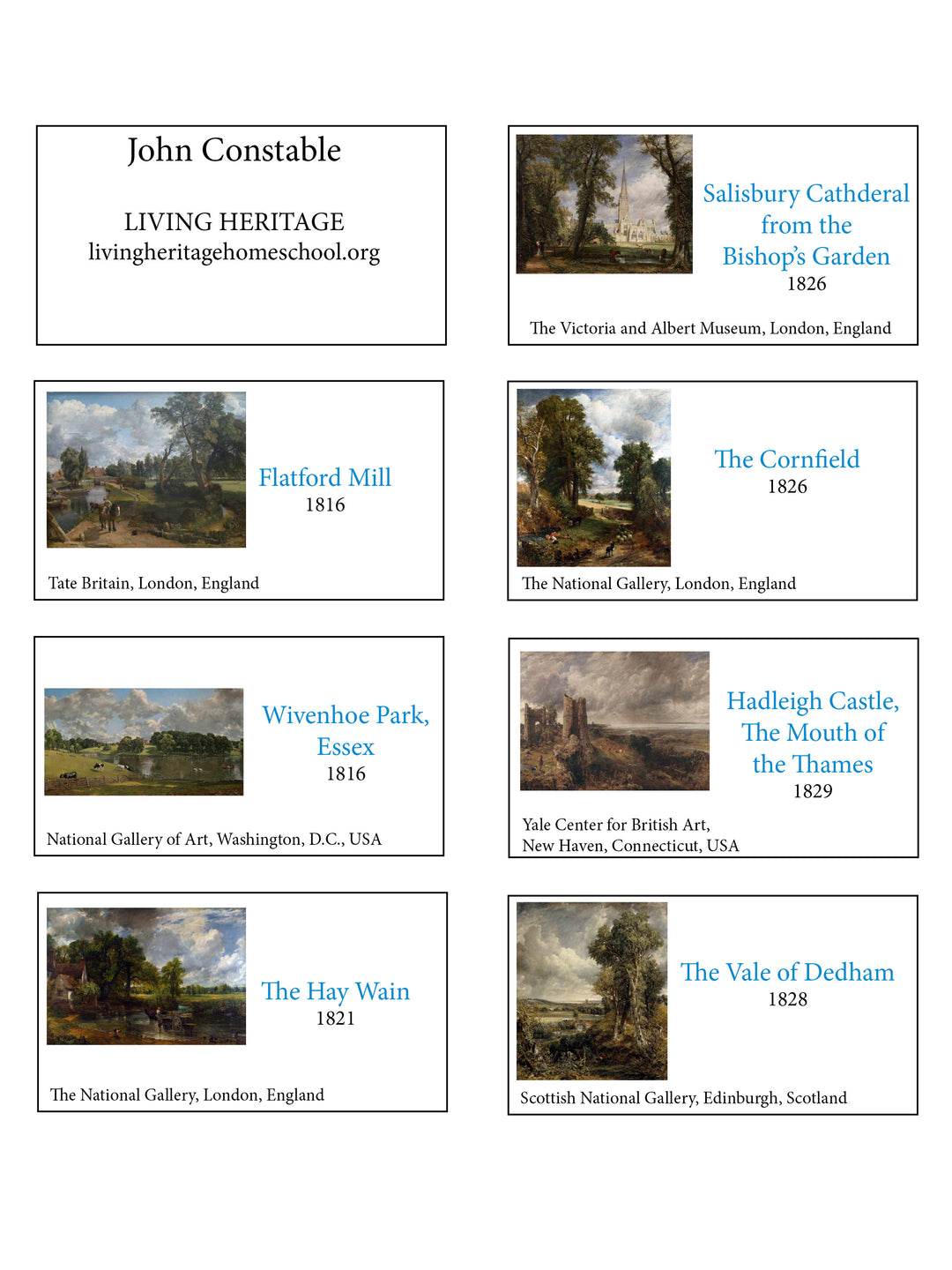 John Constable Art Prints