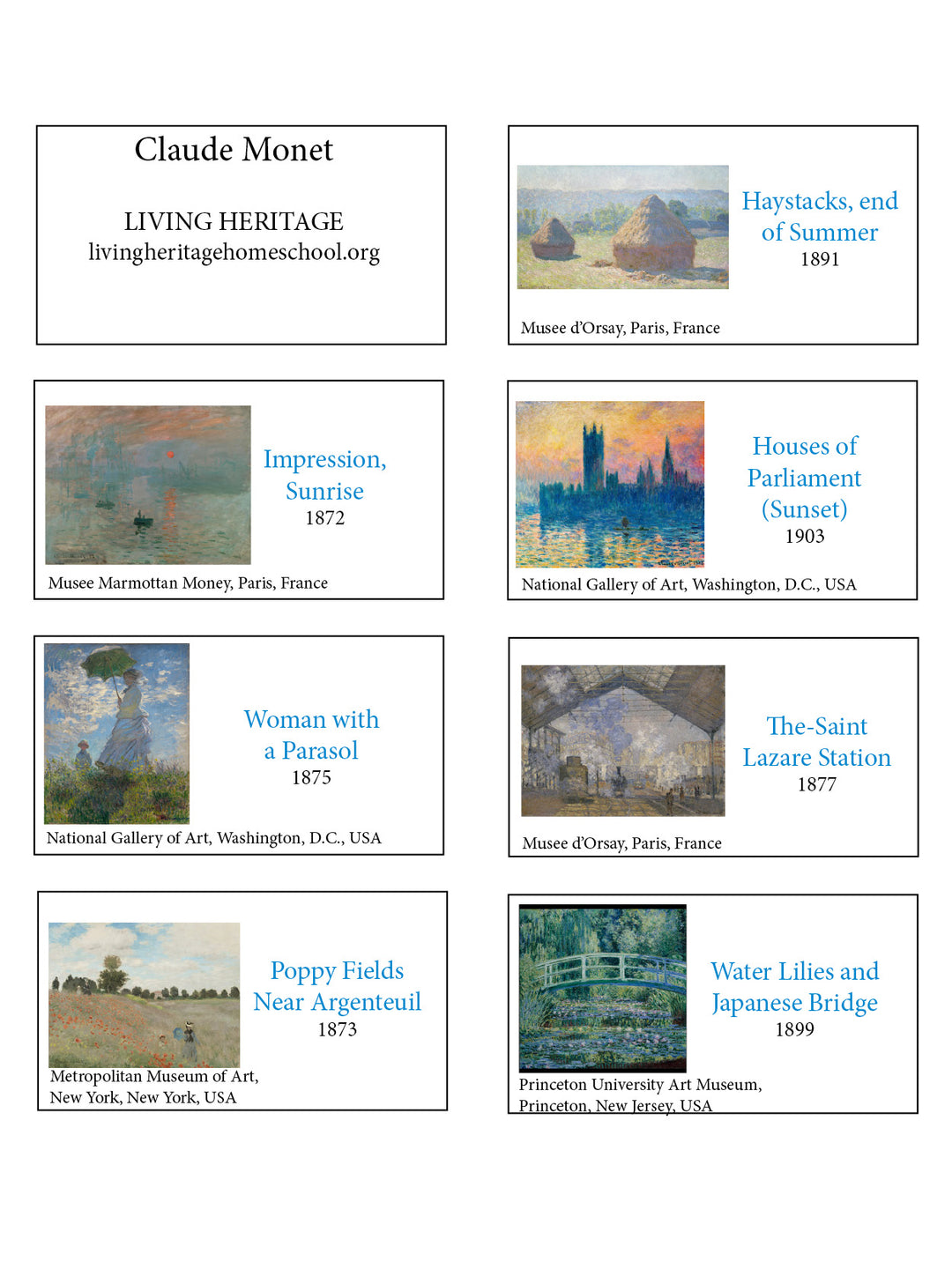 Claude Monet Art Prints