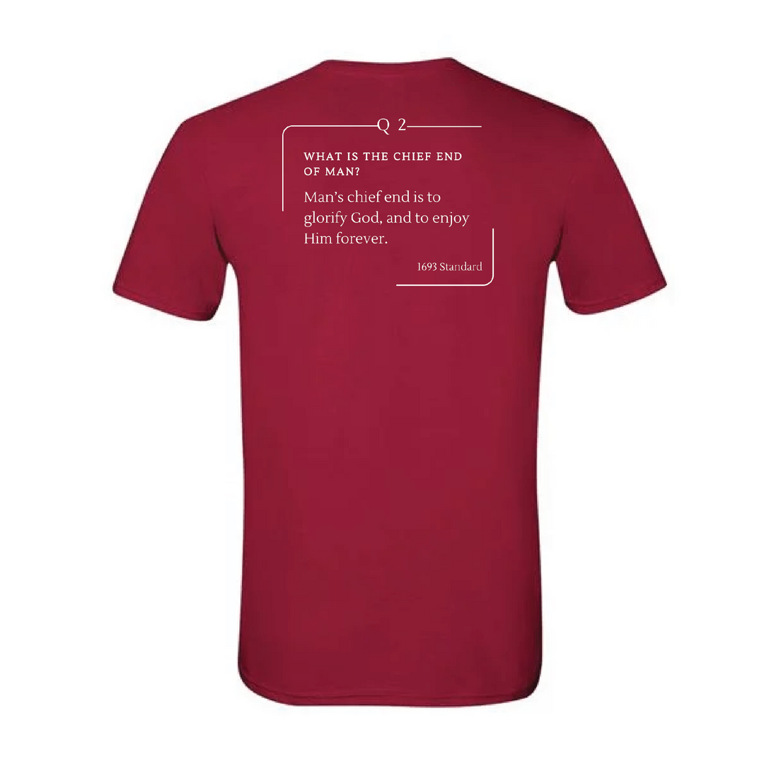 The 1693 Standard Baptist Catechism T-shirt: Question 2